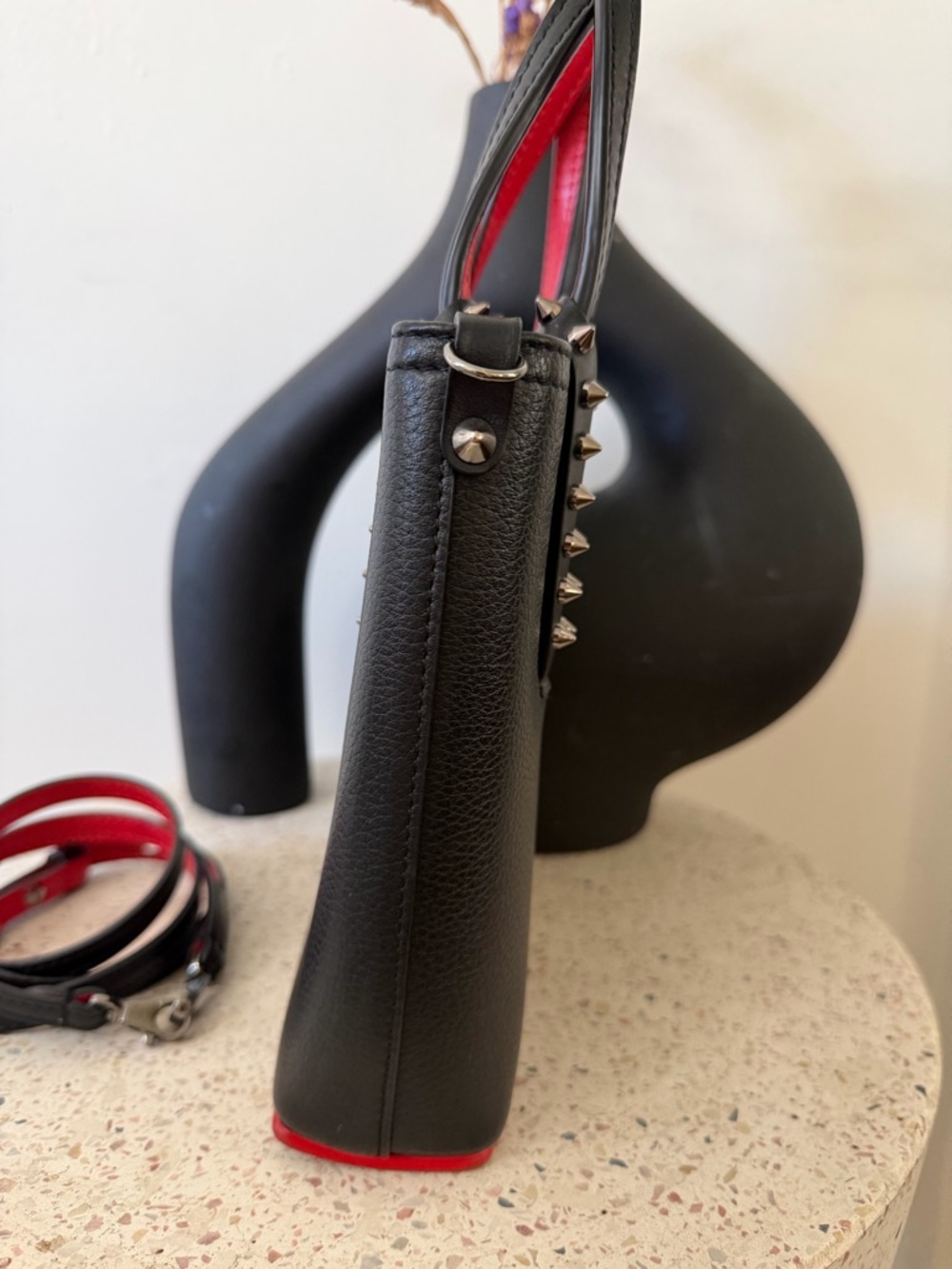 CHRISTIAN LOUBOUTIN CABATA MINI TOTE BAG - Picture 4 of 13